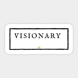 VISIONARY. Sticker